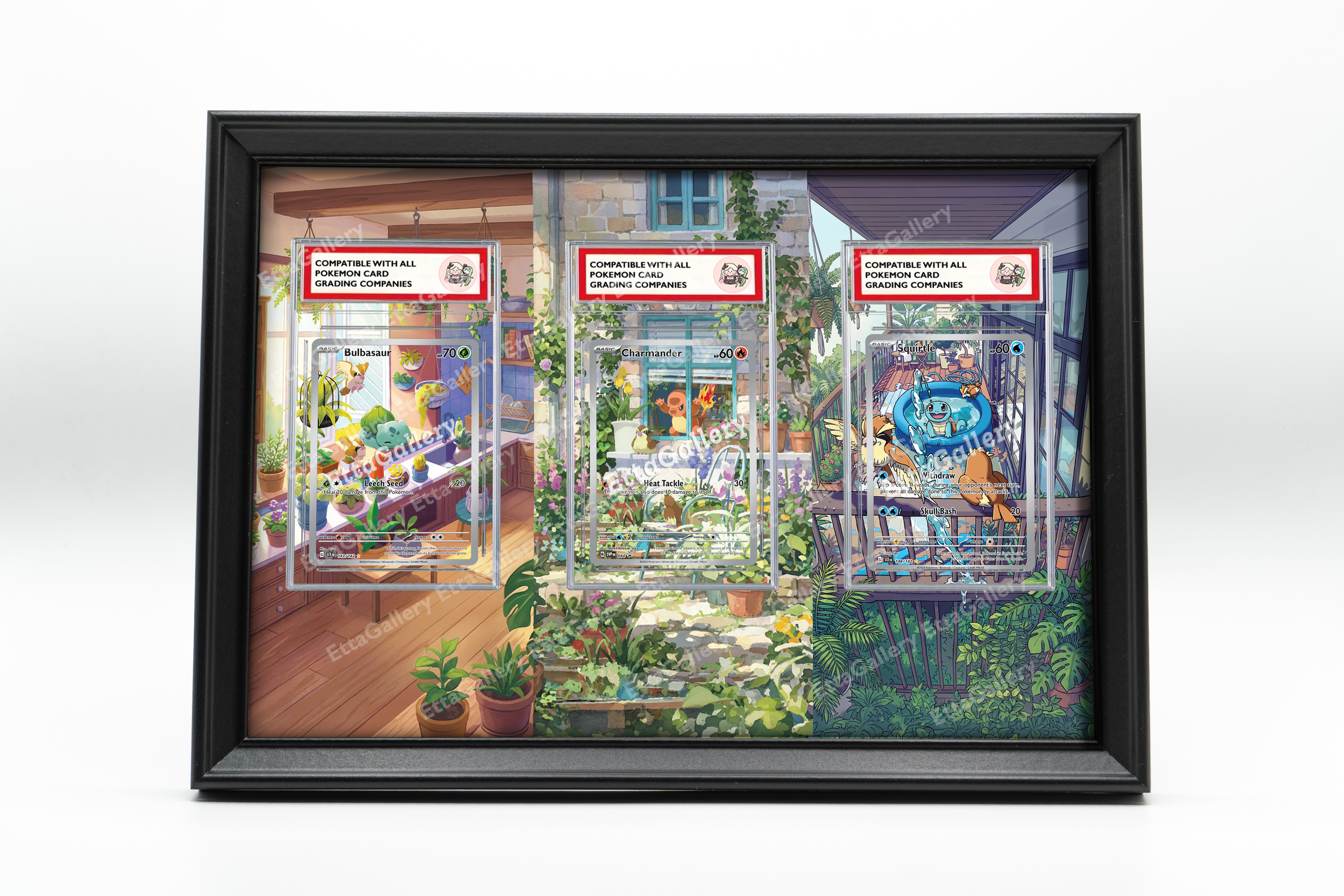 Bulbasaur, Charmander and Squirtle from Stellar Crown/Scarlet and Violet Promo