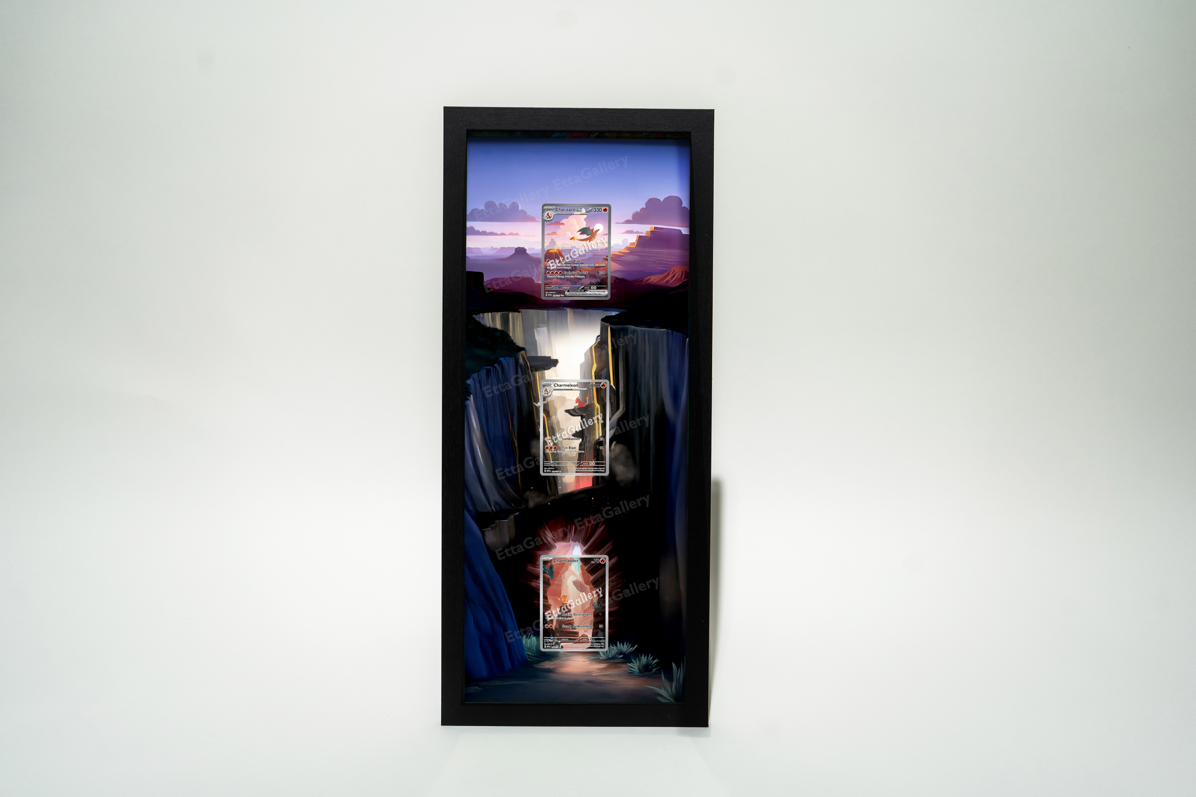 Charmander, Charmeleon and Charizard ex from 151