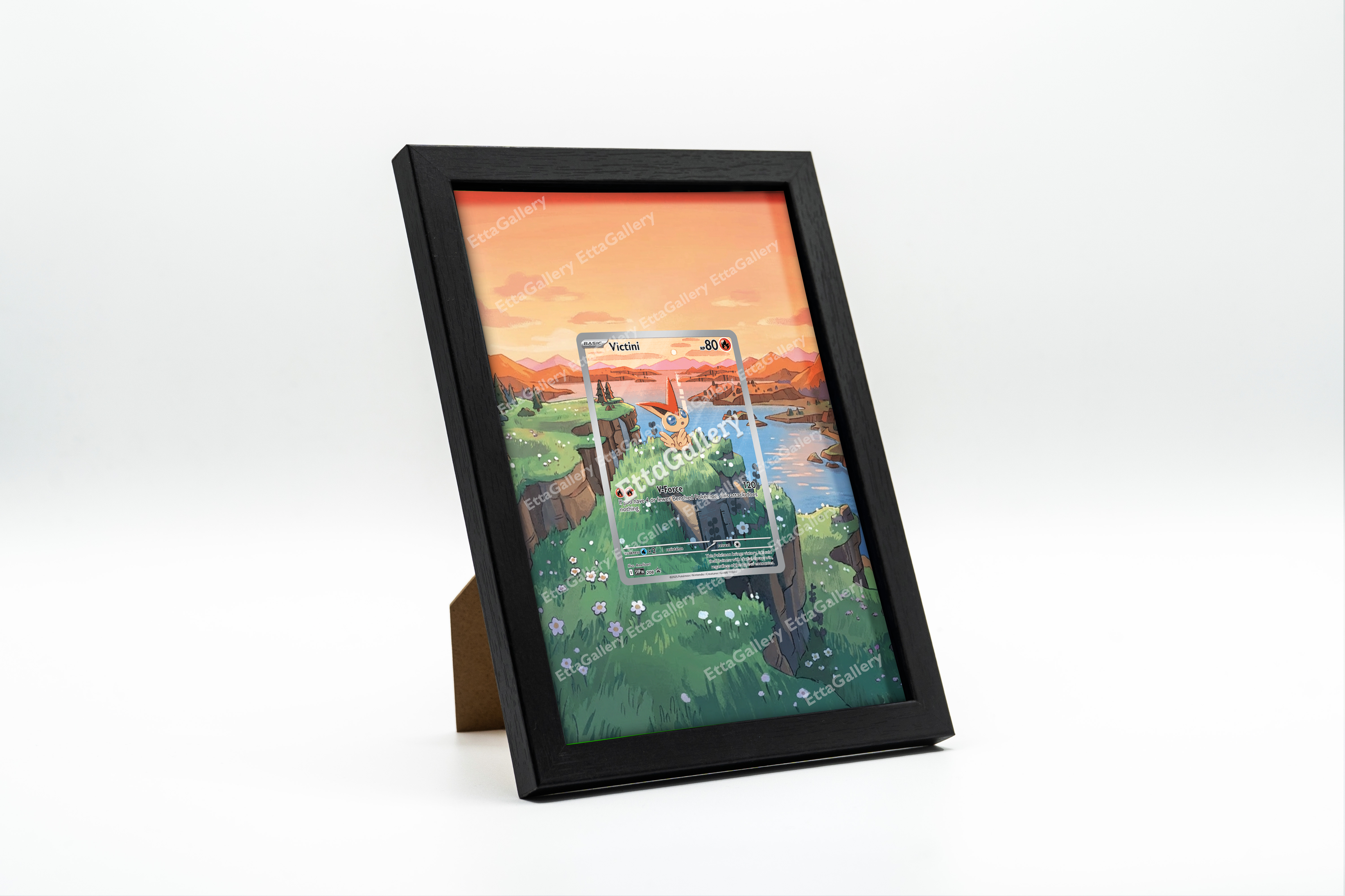 Victini from Scarlet and Violet Promo | Display Frame