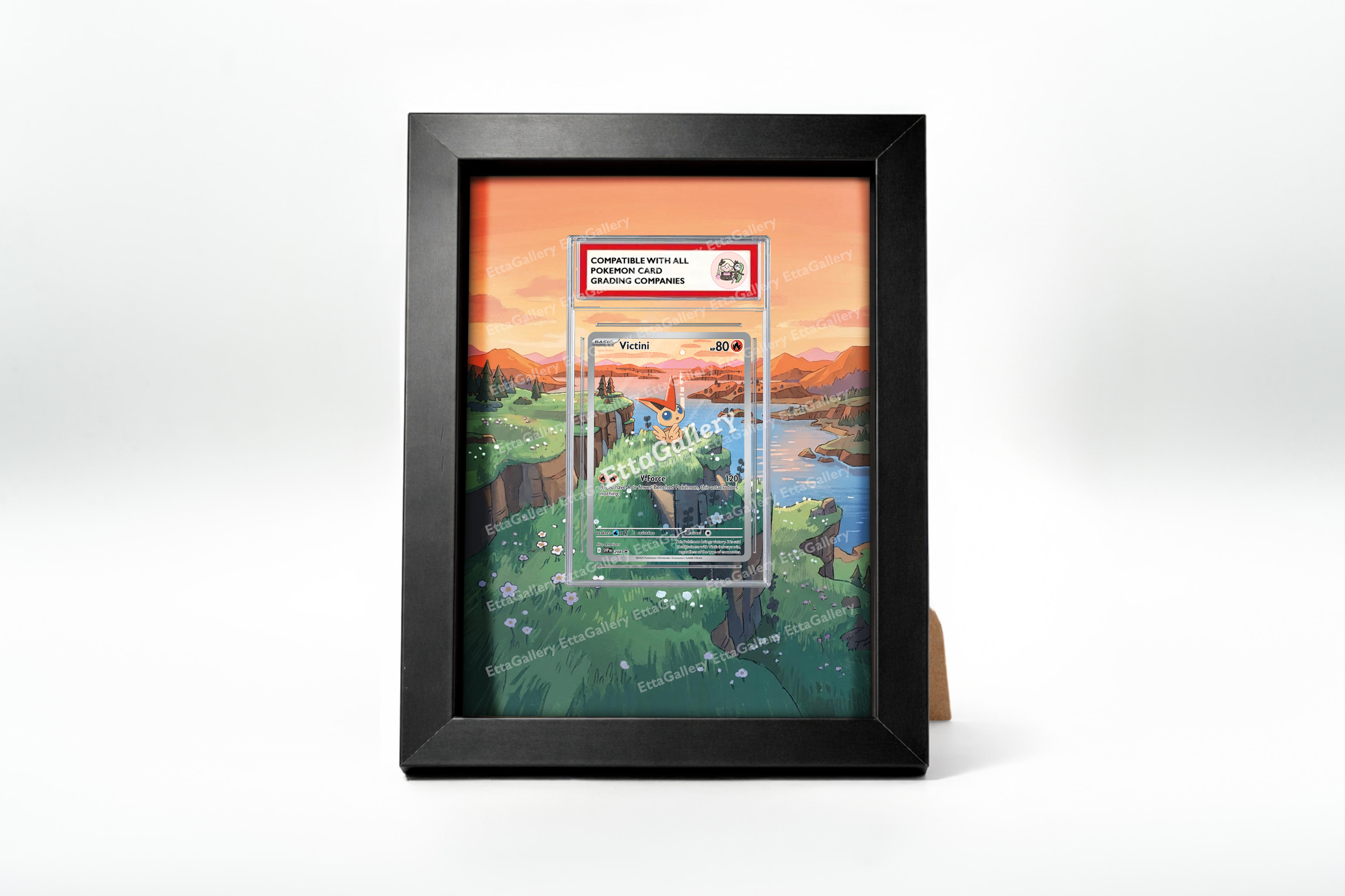 Victini from Scarlet and Violet Promo | Display Frame