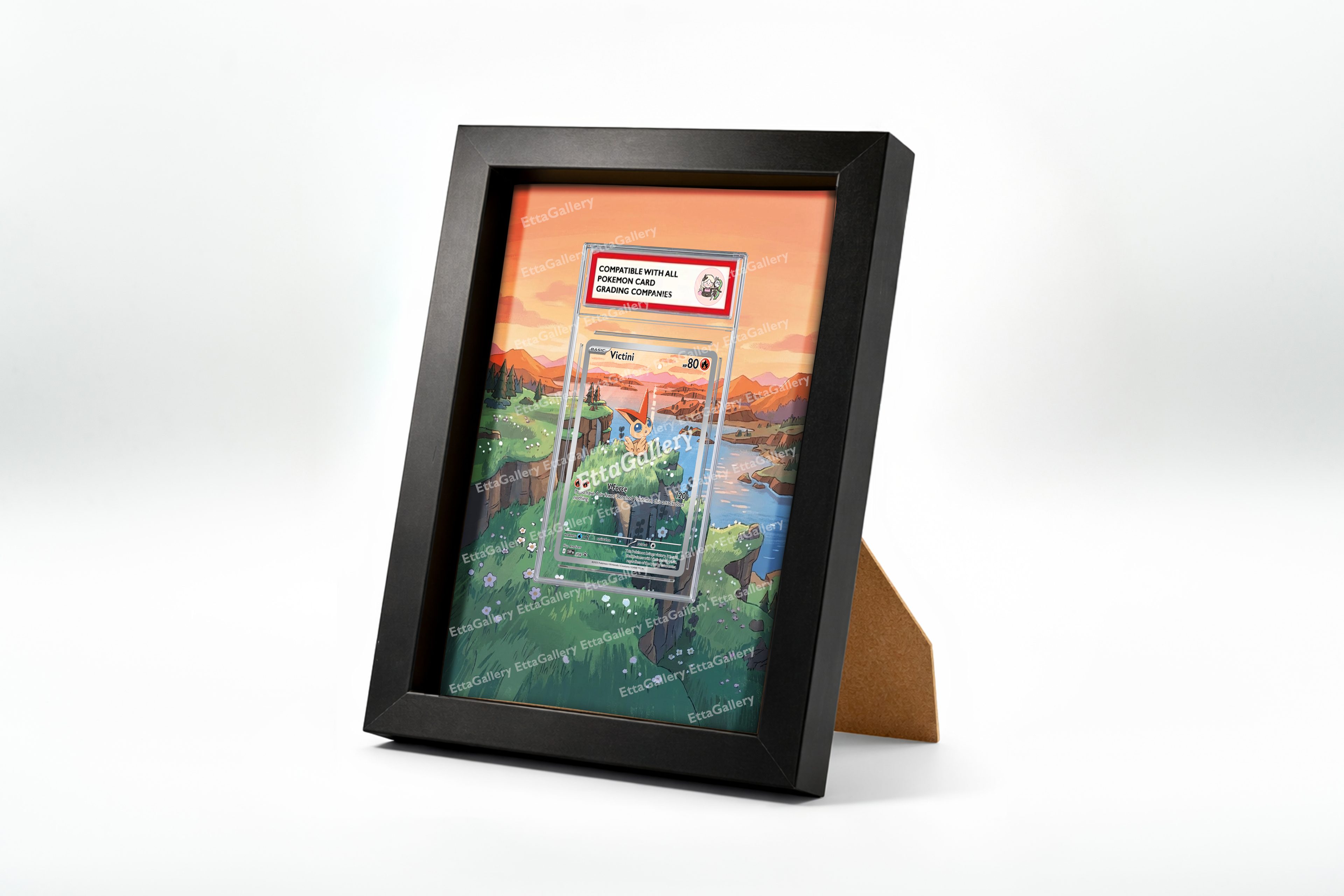 Victini from Scarlet and Violet Promo | Display Frame
