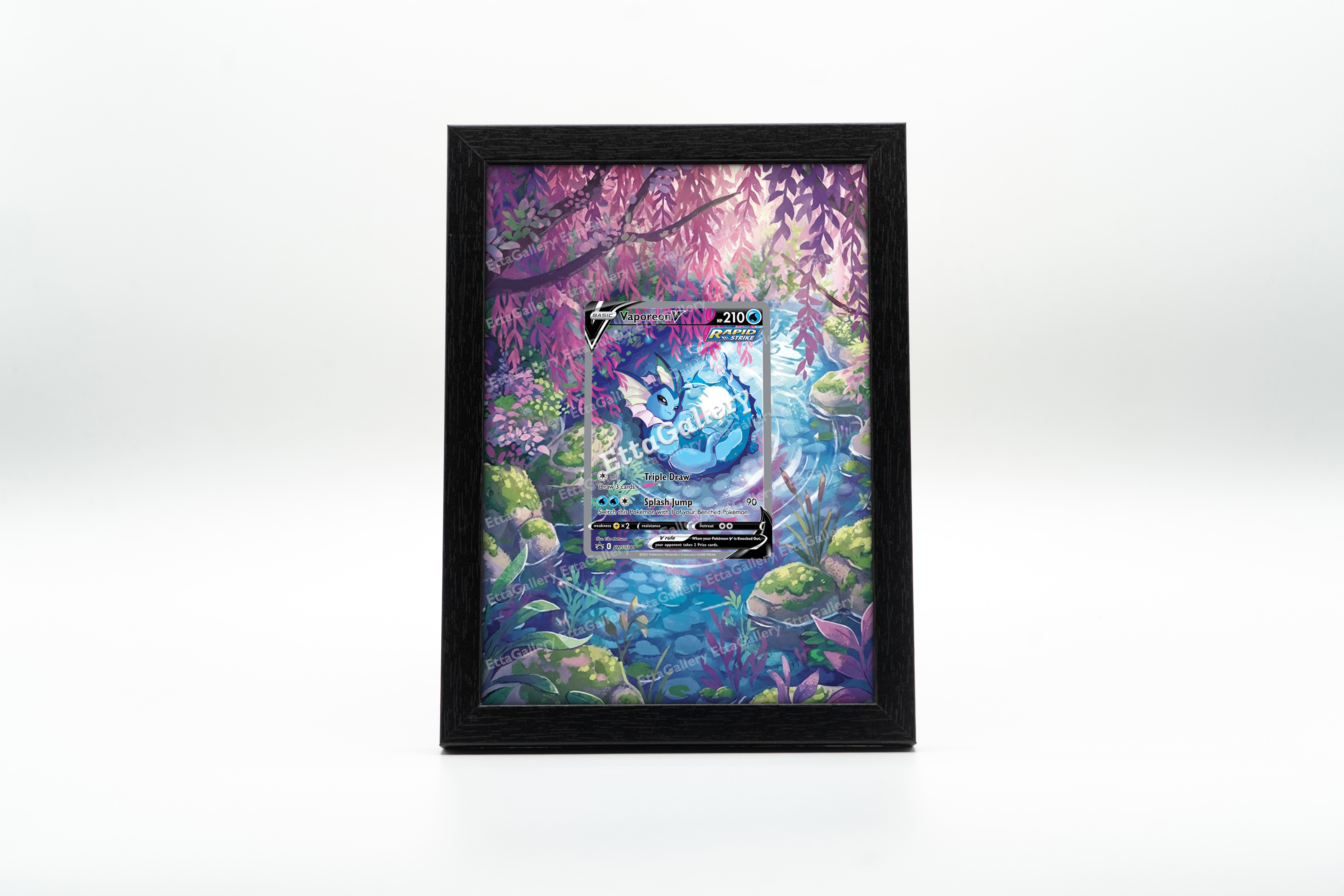 Vaporeon V from SWSH Promo | Display Frame