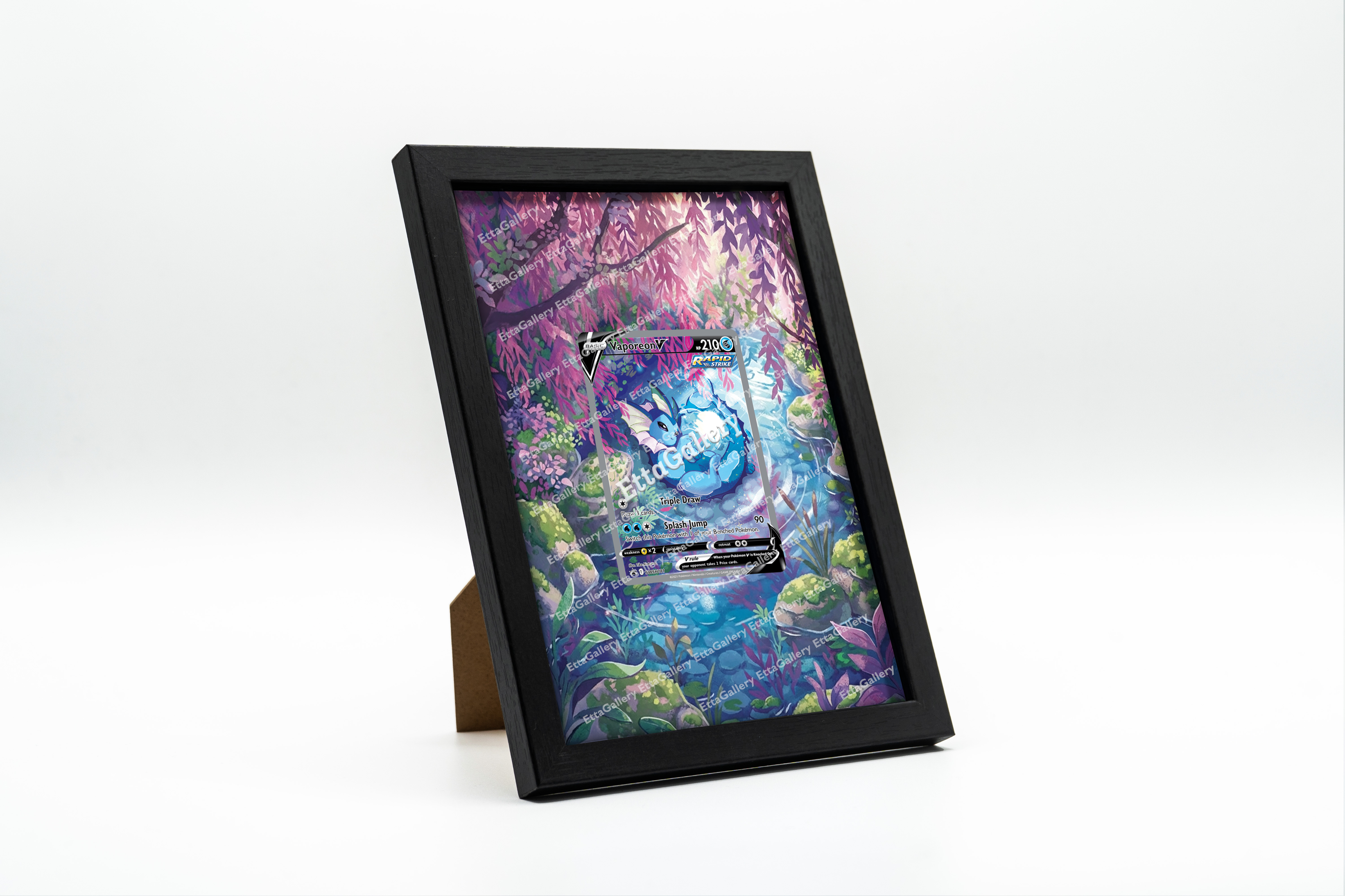 Vaporeon V from SWSH Promo | Display Frame