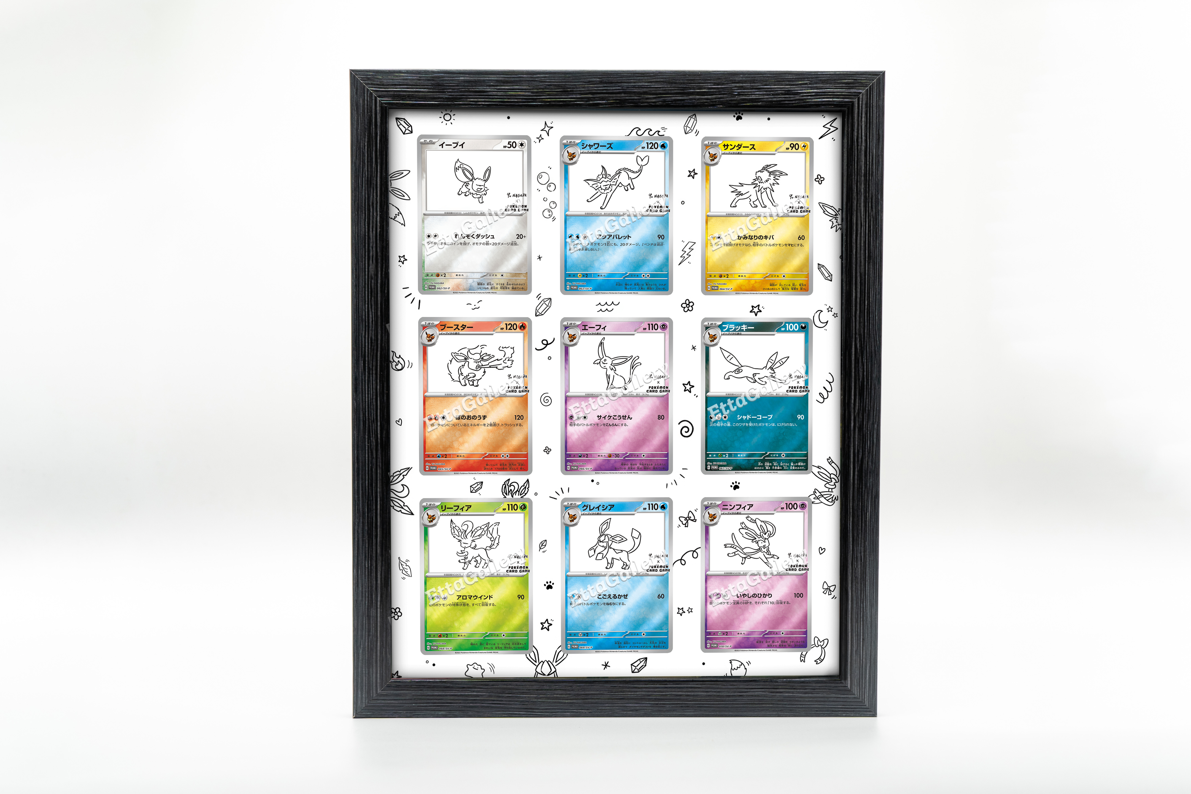 YU NAGABA x Pokmon Card Game - Eeveelution Set /(+ Pikachu) from Prom EttaGallery YU NAGABA x Pokmon Card Game - Eeveelution Set /(+ Pikachu) from Prom EttaGallery