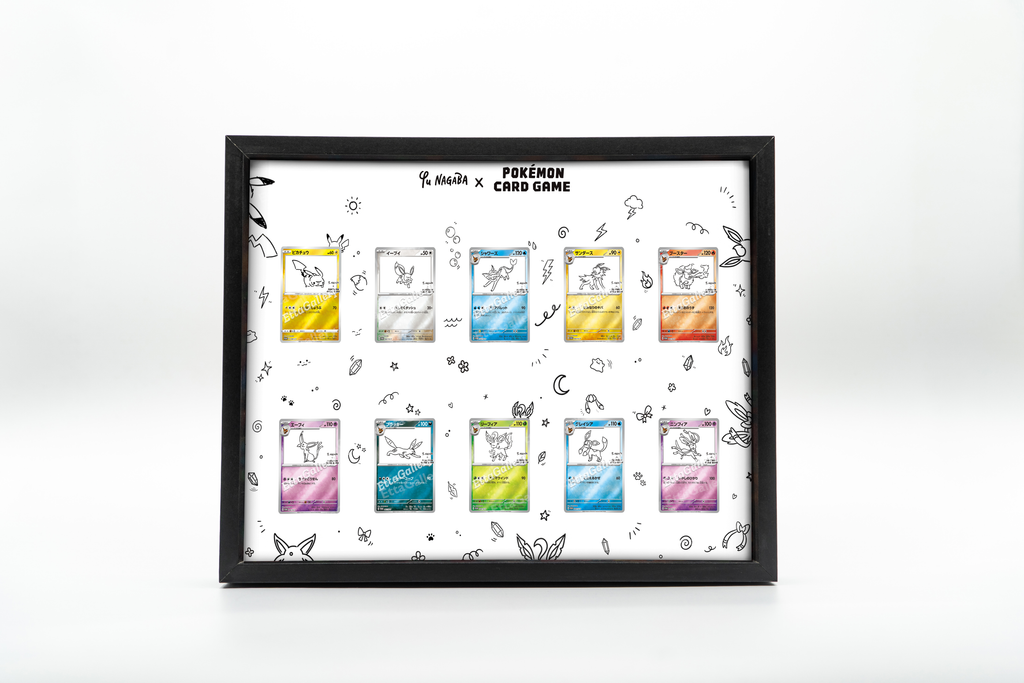 YU NAGABA x Pokèmon Card Game - Eeveelution Set /(+ Pikachu) from Promo SV-P