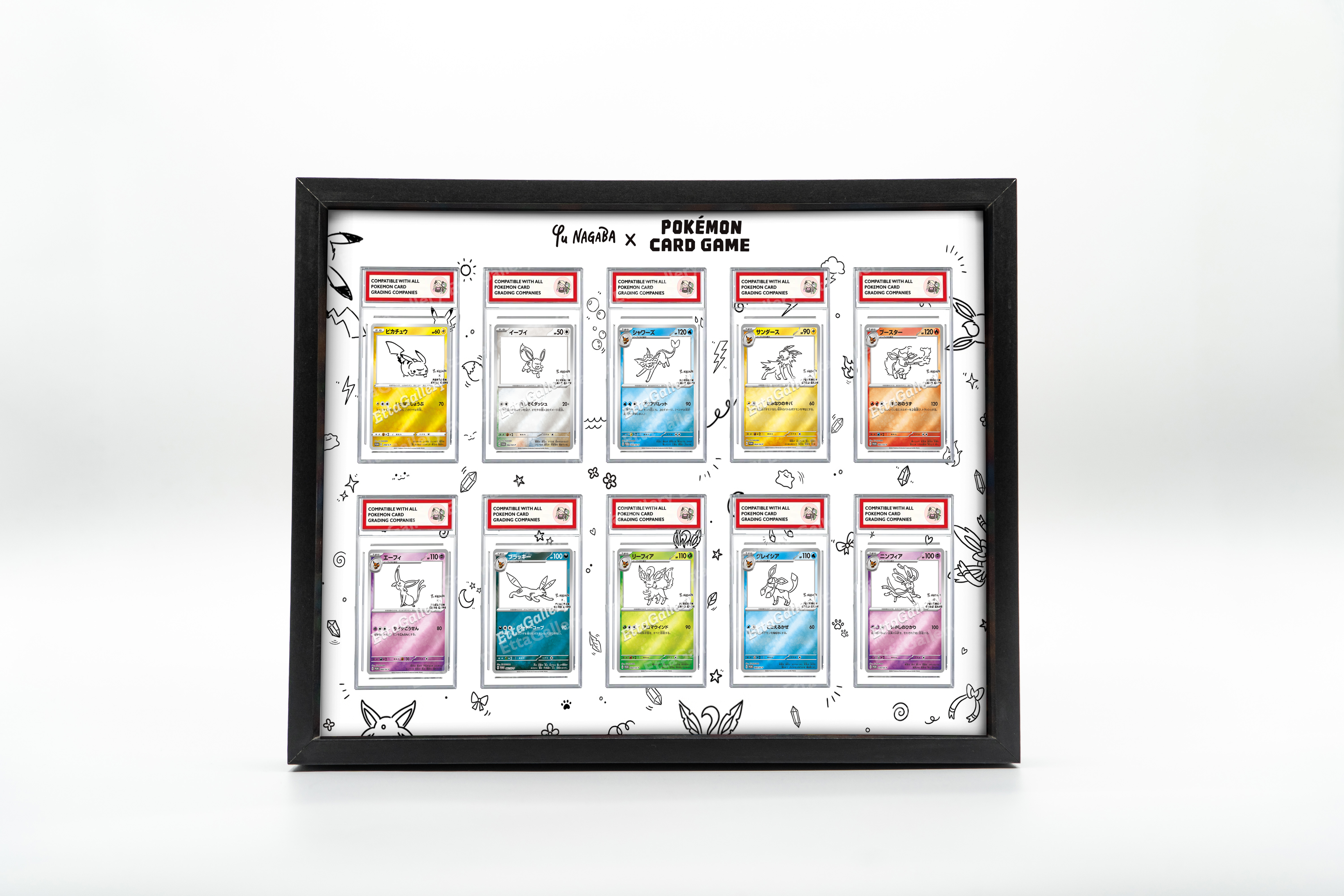 YU NAGABA x Pokèmon Card Game - Eeveelution Set /(+ Pikachu) from Promo SV-P