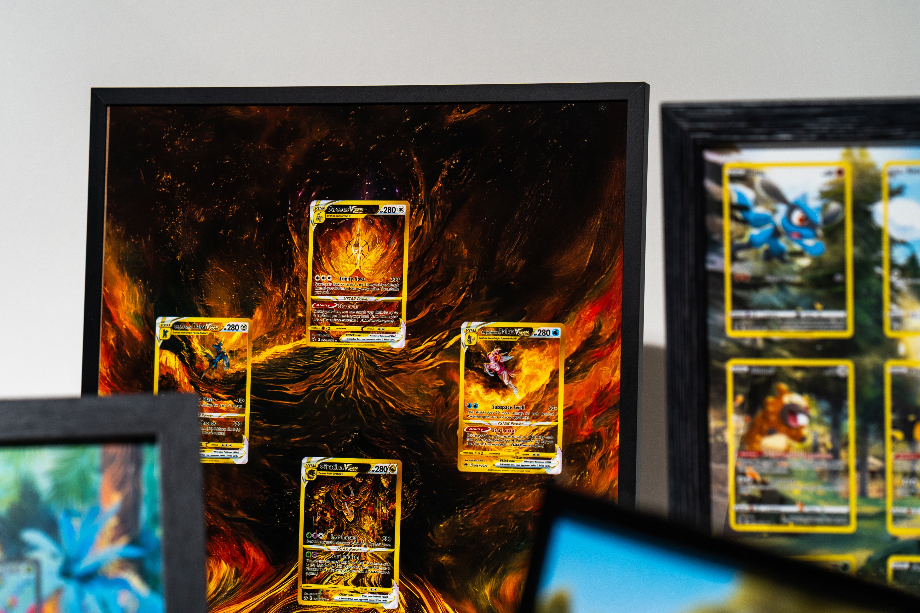 Arceus, Palkia, Dialga and Giratina VSTAR from Crown Zenith