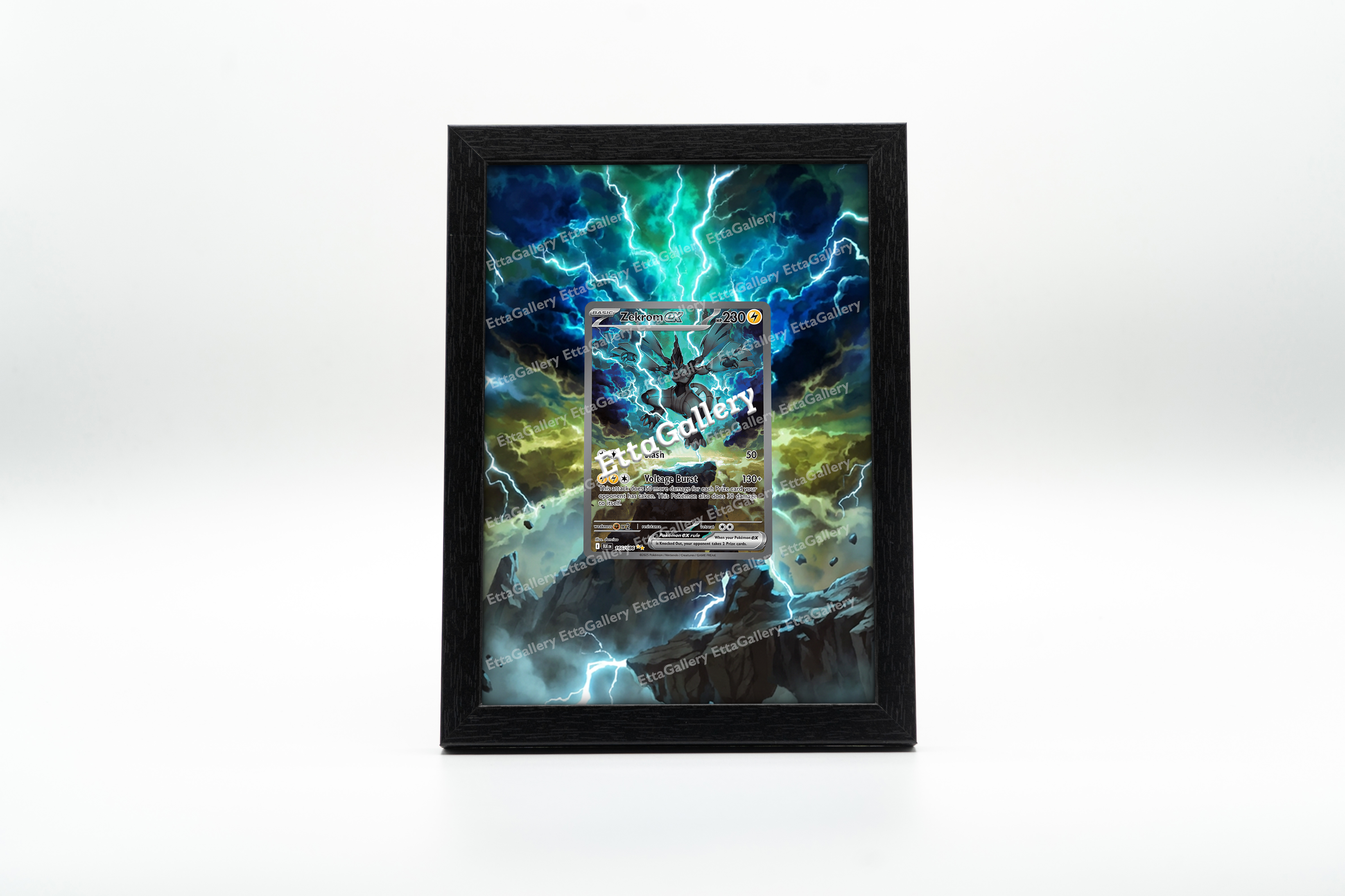 Zekrom ex da Luce Nera | Cornice Espositiva