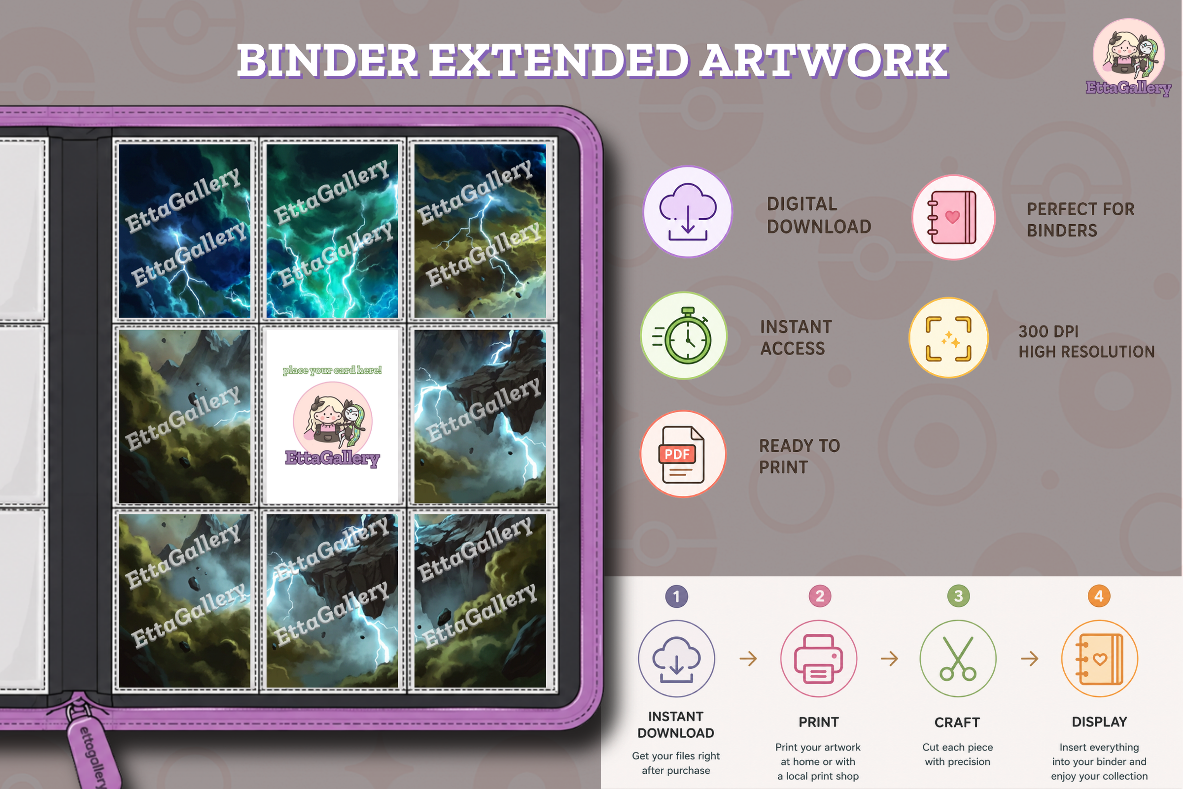 Zekrom ex da Luce Nera | Illustrazione Espansiva per Binder (Digitale)